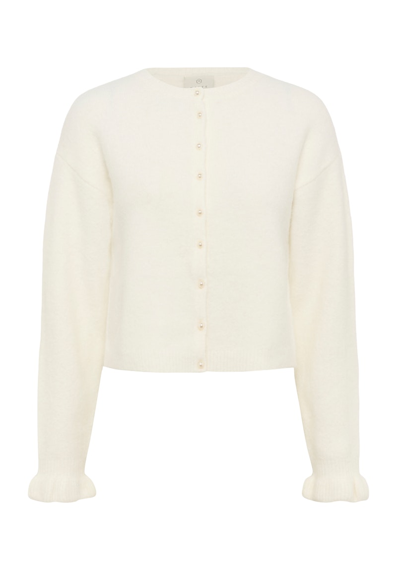 Kaffe Courson Cardigan in Chalk