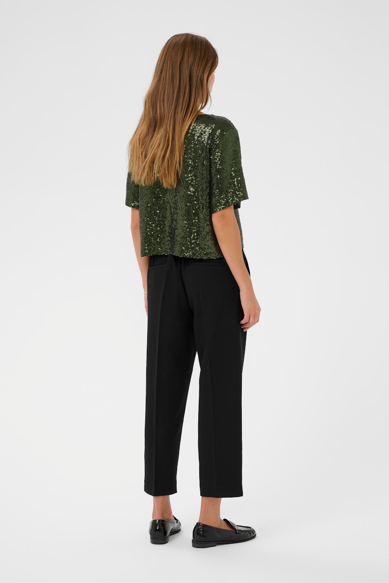 Kaffe Miranda Blouse in Ivy Green