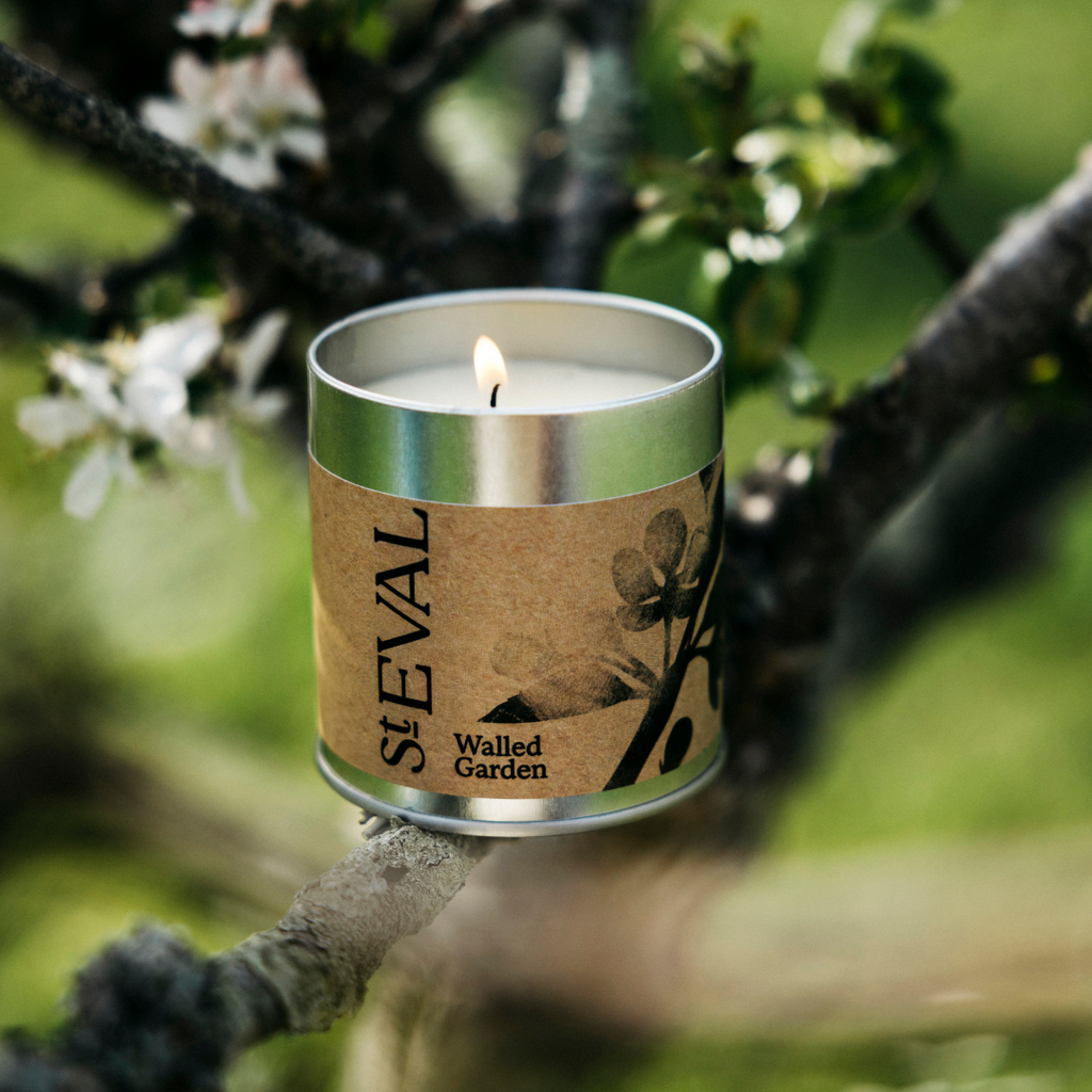 St Eval Walled Garden, Scented Tin Candle