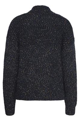 Fransa Spotta Cardigan in Navy Blazer Mix