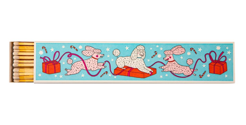 Christmas Poodle Long Matches