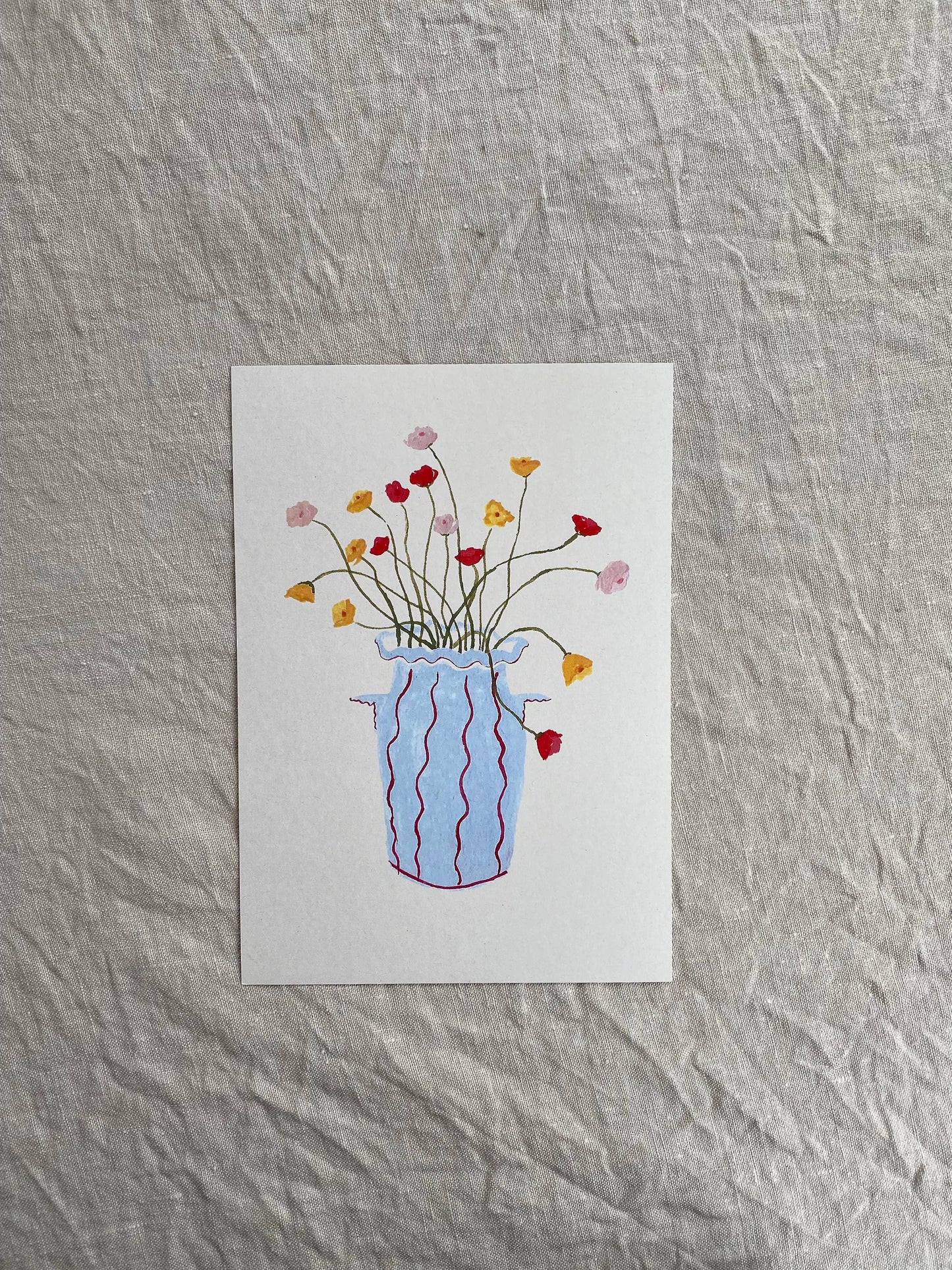Harriet Watson - A5 print- Cheerful Bloom 6