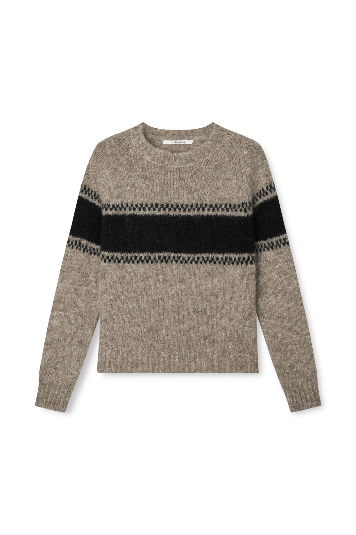 Sibin Linnebjerg Collette Jumper in Light Sand / Black