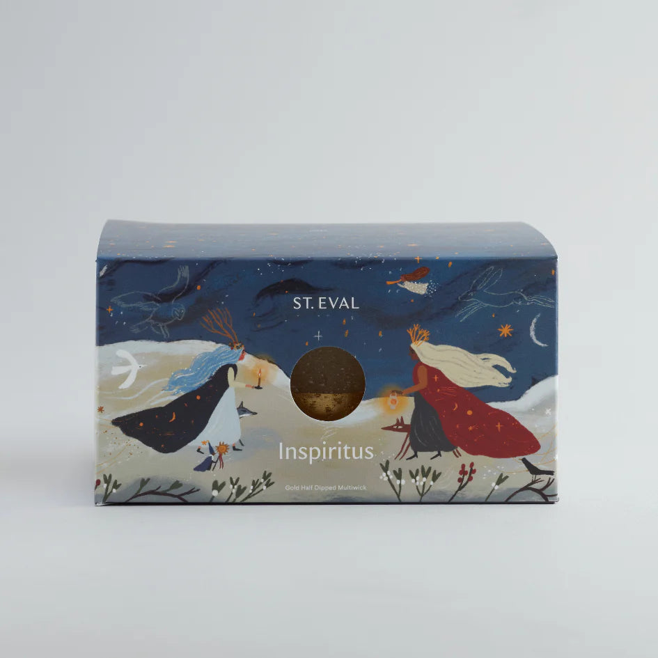 St Eval Inspiritus Scented Gold Dipped Multiwick Candle