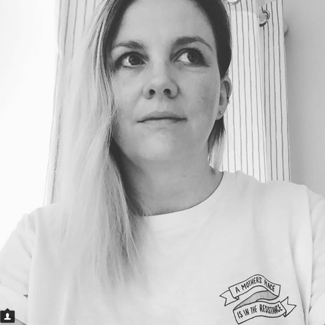 Black & Beech - A Mother's Place is in the Resistance Pink T-Shirt