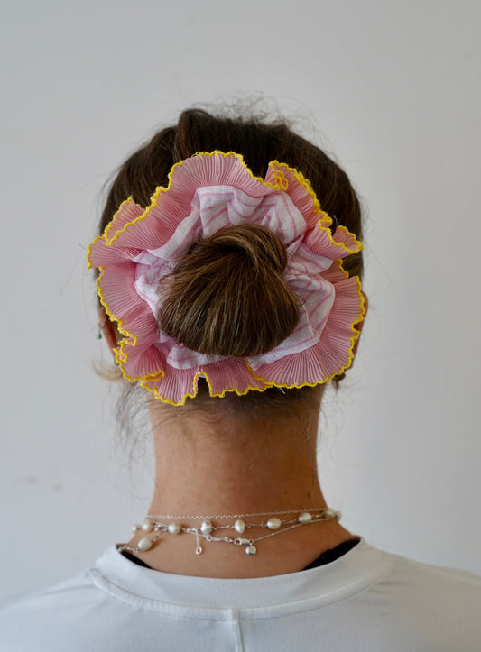 Staise London Pink Bubba Hair Scrunchie