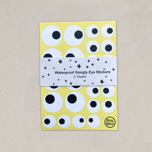 Petra Boase Ltd - Waterproof Googly Eye Stickers Pack