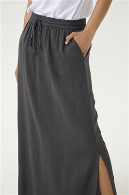 KAFFE Milia Skirt In Black Oyster