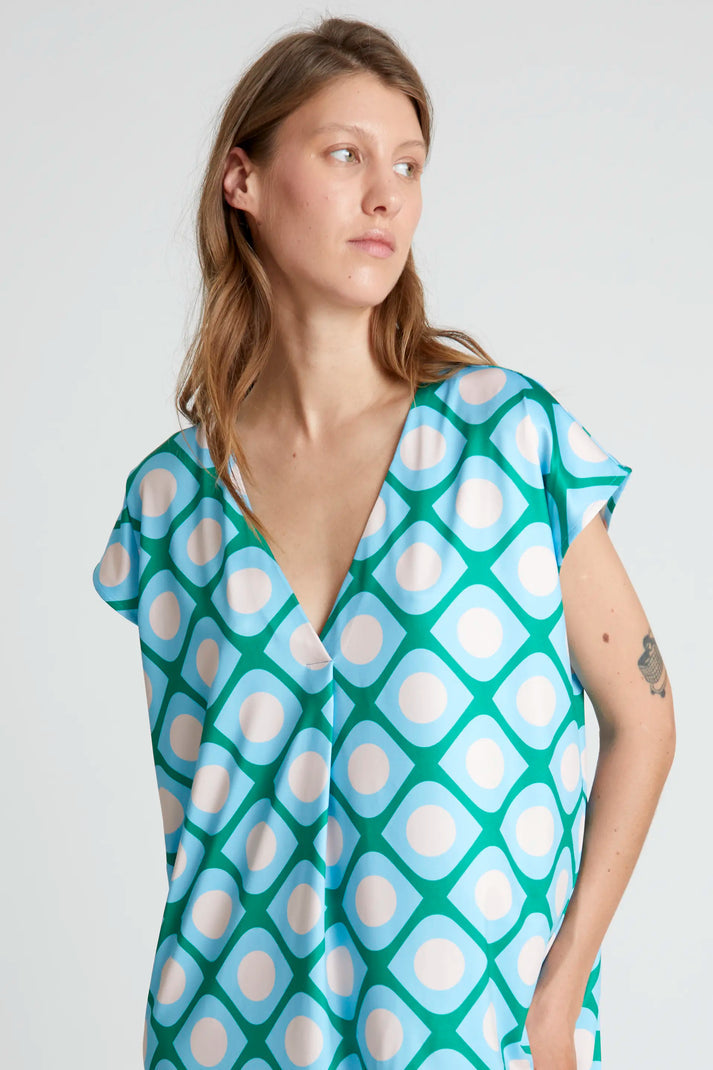 Compania Fantastica Poniente Printed Long Kaftan