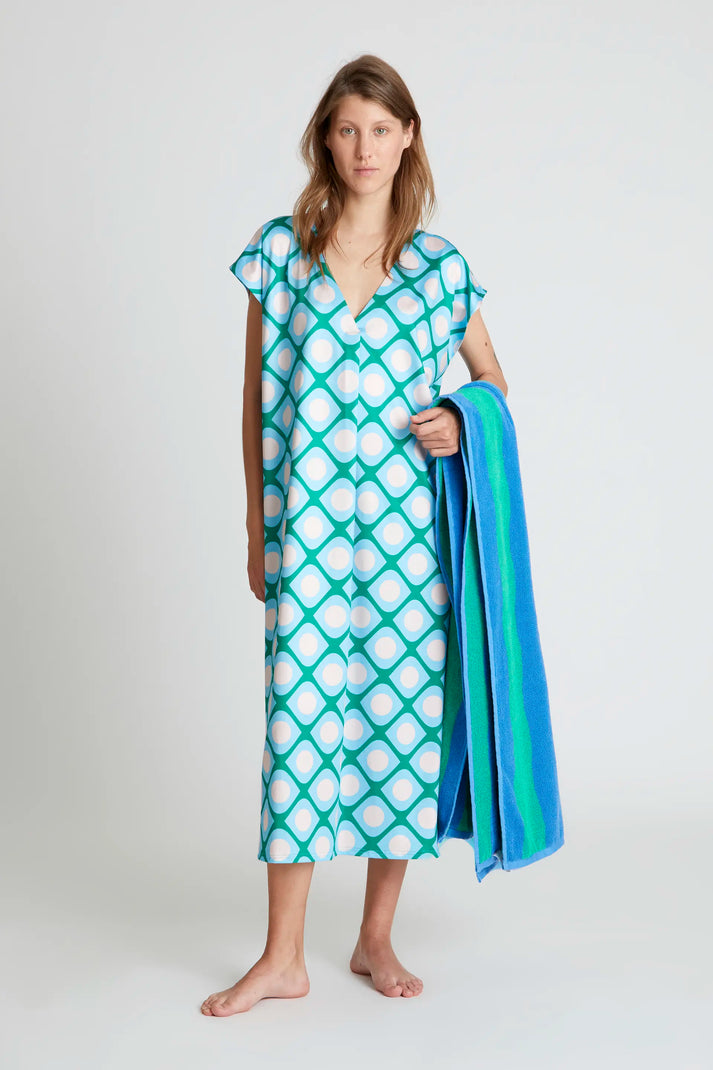 Compania Fantastica Poniente Printed Long Kaftan