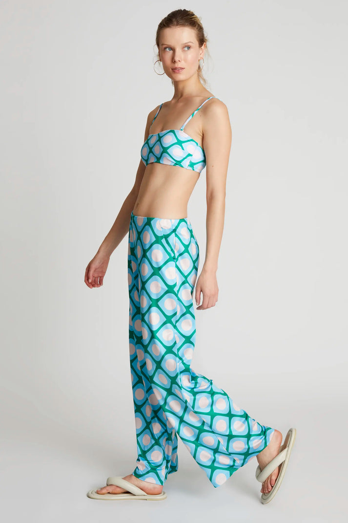 Compania Fantastica Poniente Printed Straight Trousers