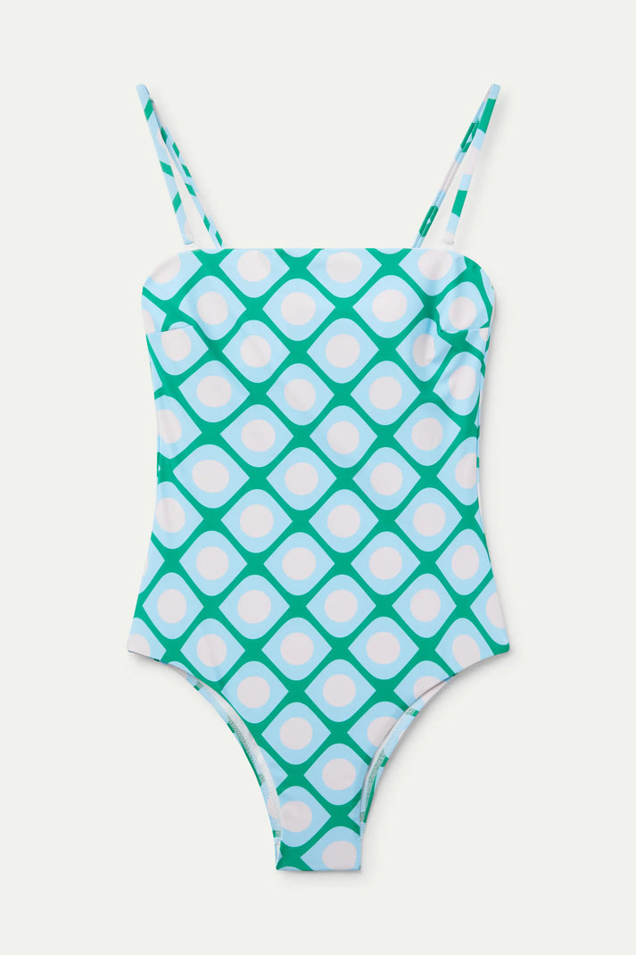 Compania Fantastica Poniente Straight Neckline Swimsuit