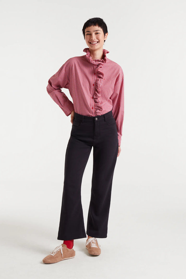 Compania Fantastica Red Gingham Shirt