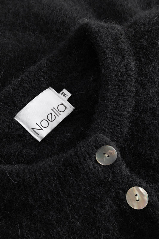 Noella Kae Knit Cardigan in Black