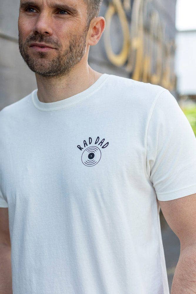 Black & Beech - RAD DAD Music T-Shirt in White