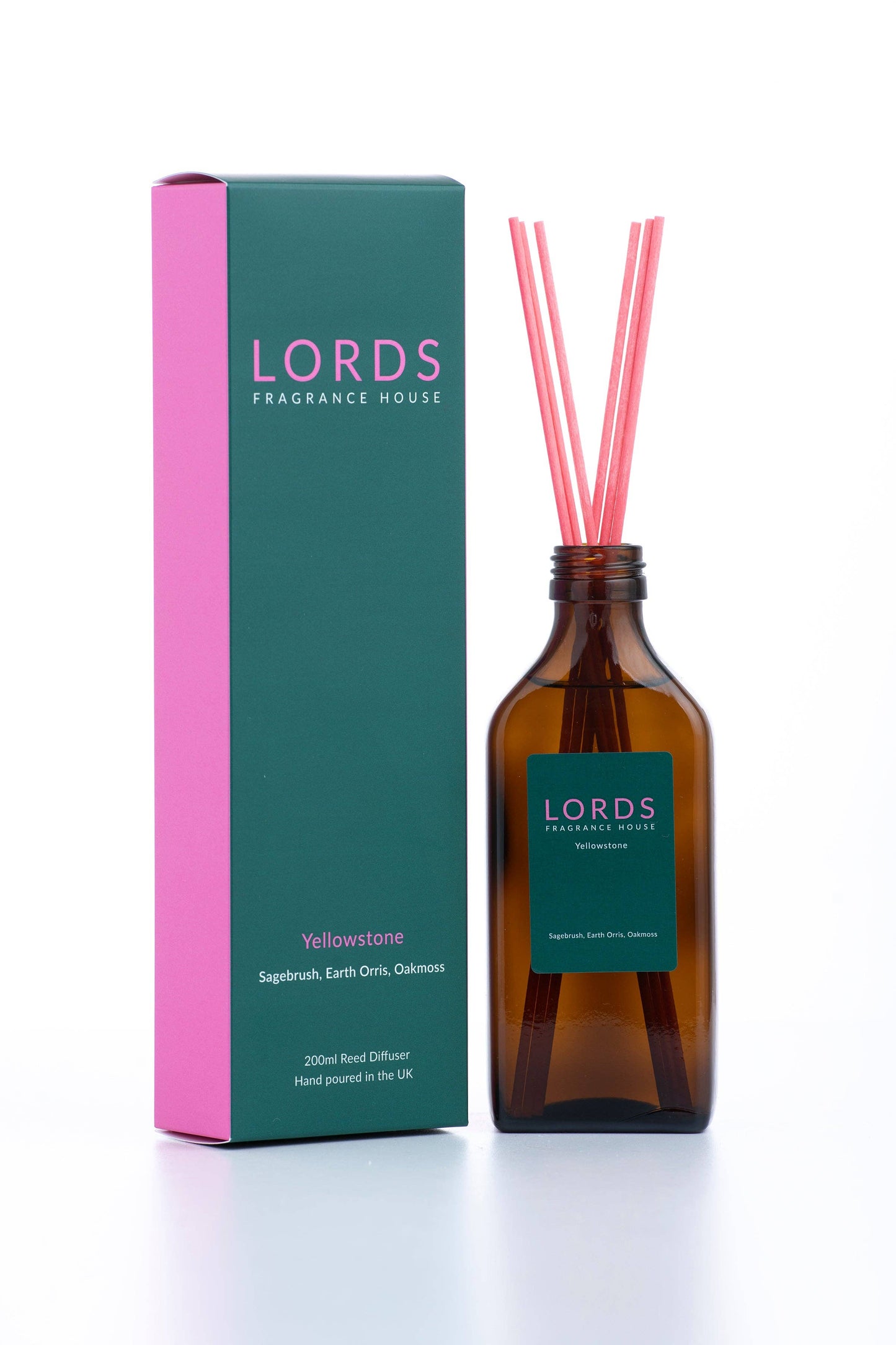 LORDS Fragrance House - Large Reed Diffuser - Yellowstone