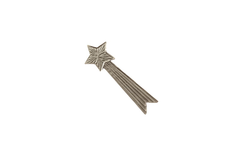 Boncoeurs Silver Shooting Star Ornament