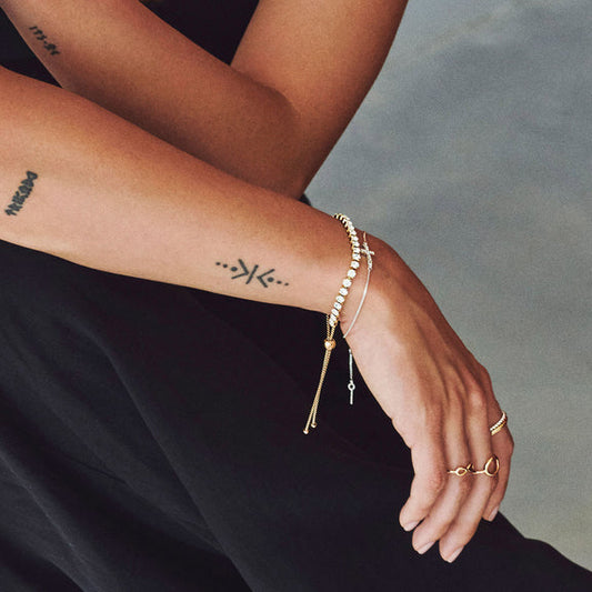 Pilgrim LUCIA Crystal Bracelet Gold-Plated