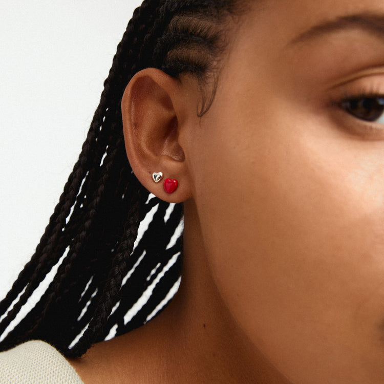 Pilgrim MAEVE earrings 2-in-1 set silver-plated