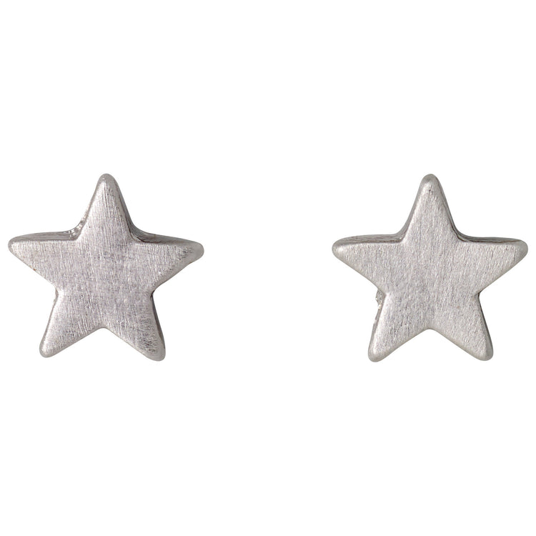 Pilgrim AVA recycled star earrings silver-plated
