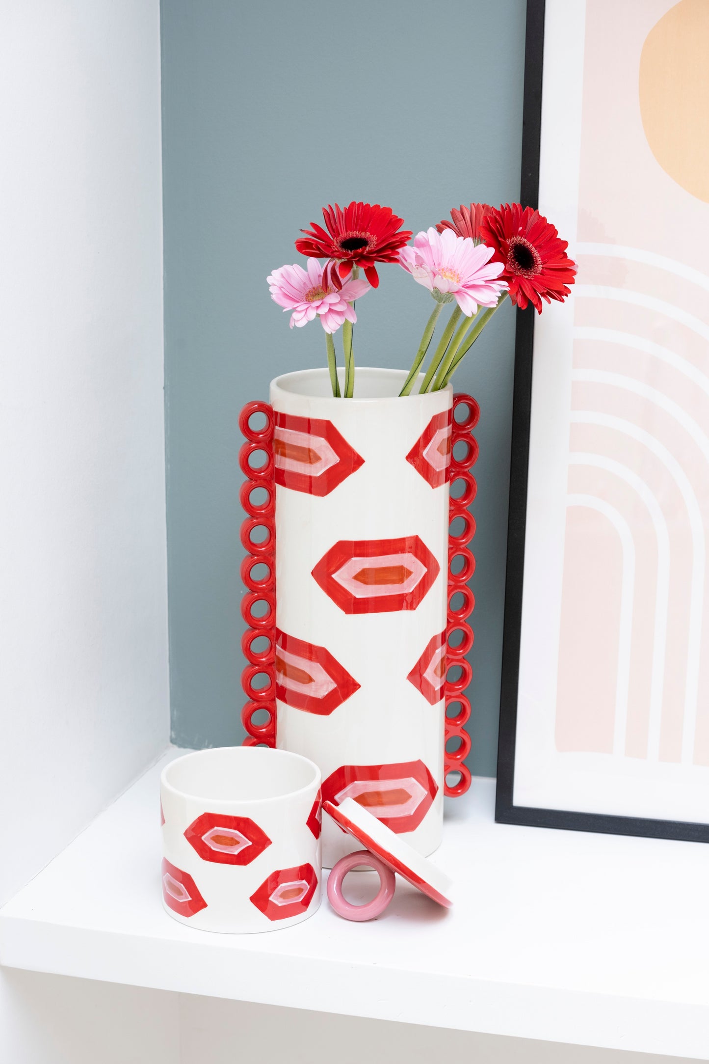 Que Rico storage Jar - MONICA & VERONICA