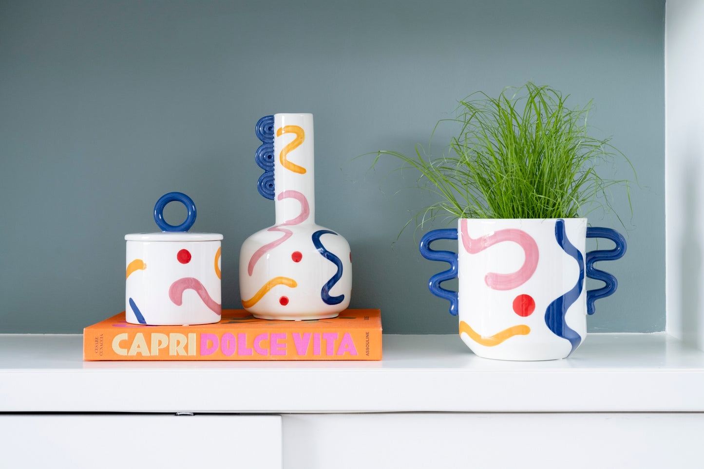 Que Rico storage Jar - MONICA & VERONICA