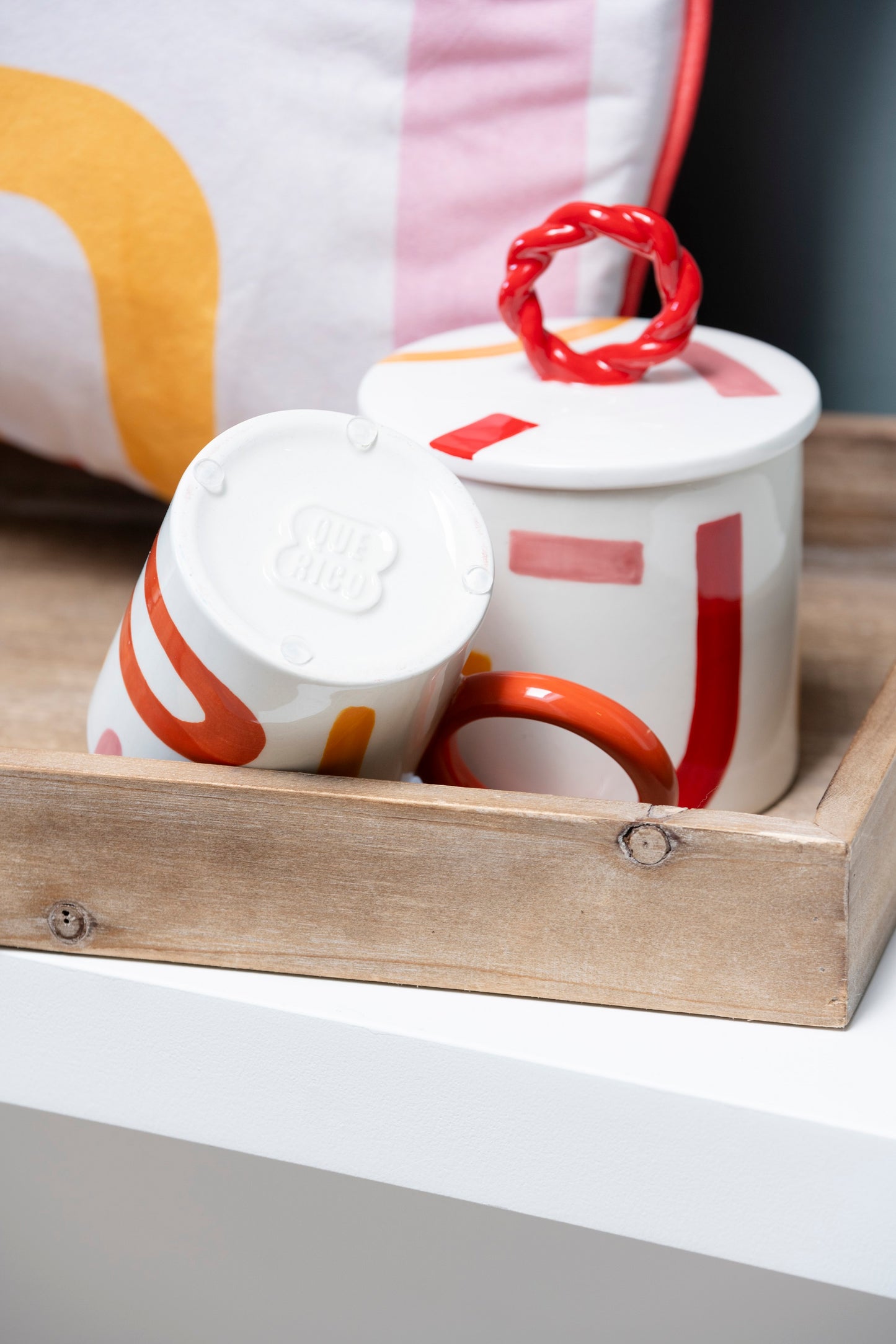 Que Rico storage Jar - MONICA & VERONICA