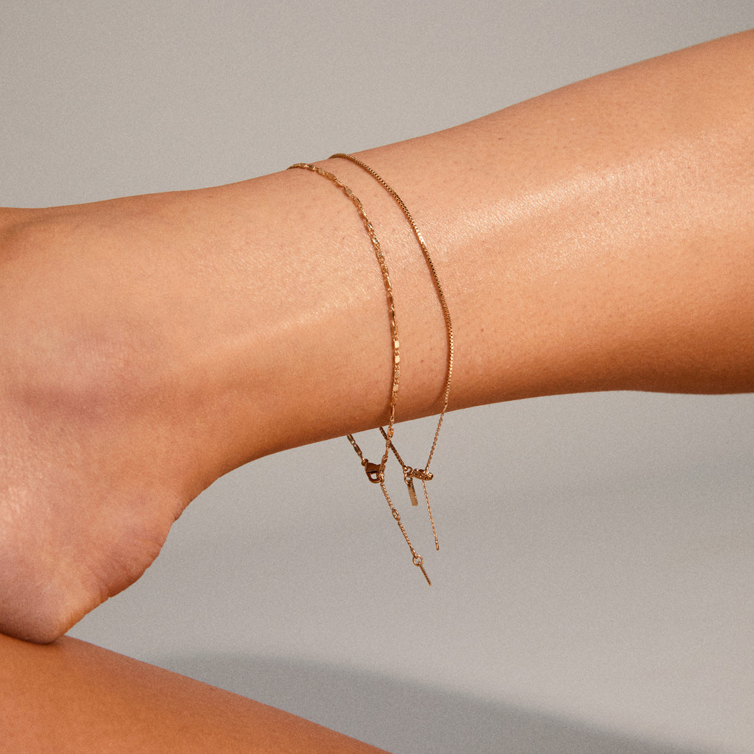 Pilgrim PALLAS anklet gold-plated