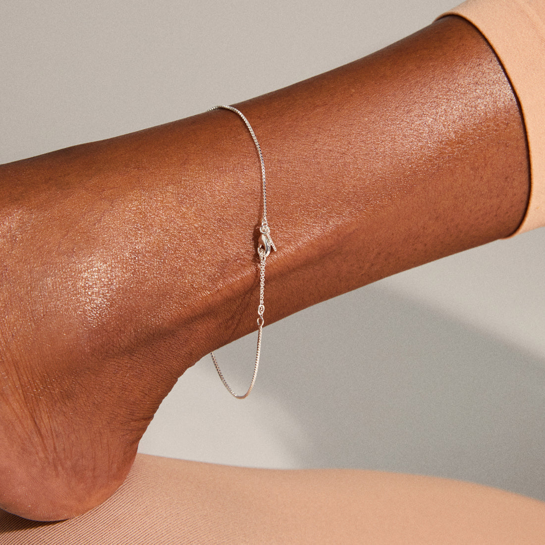 Pilgrim PALLAS anklet silver-plated