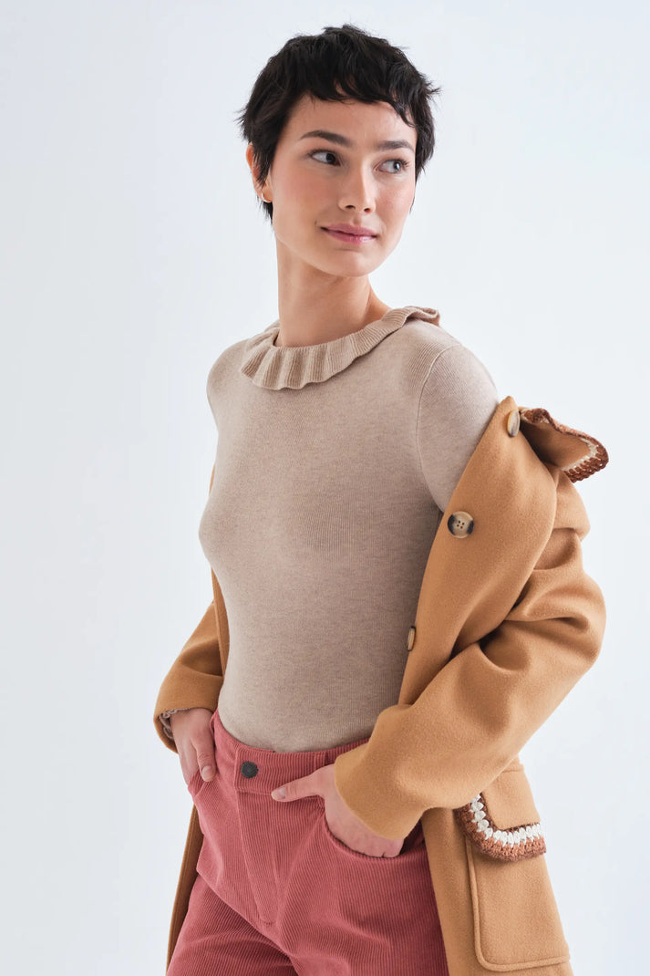 Compania Fantastica Beige Top