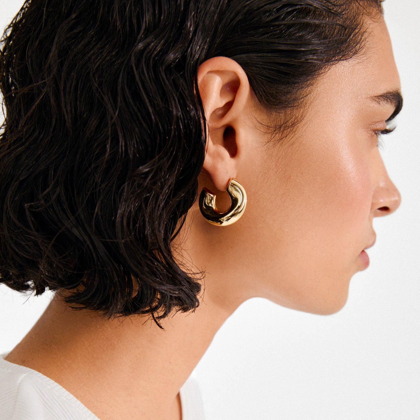Pilgrim JENNINGS hoop earrings gold-plated