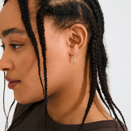 Pilgrim ALAIA earrings silver-plated