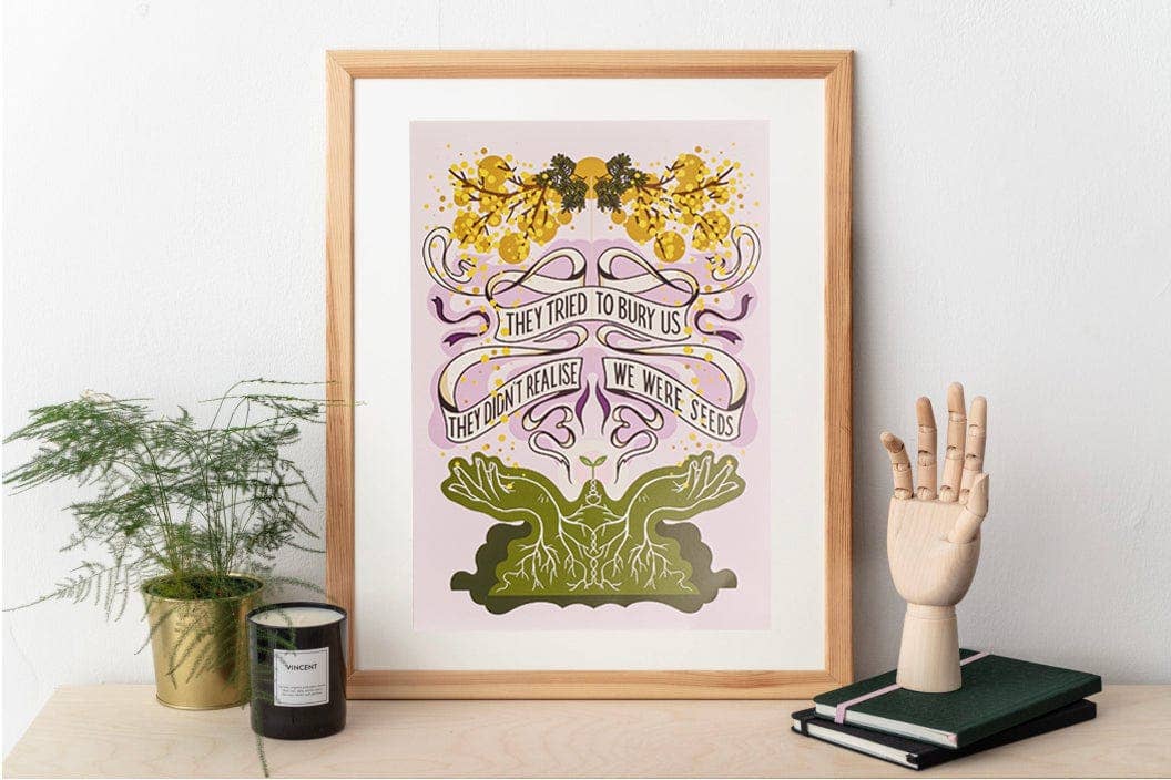 Black & Beech - They Tried to Bury Us A4 Print