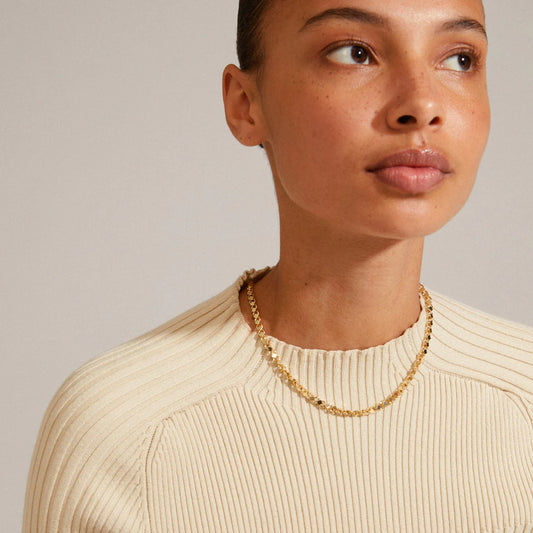 DESIREE recycled necklace gold-plated