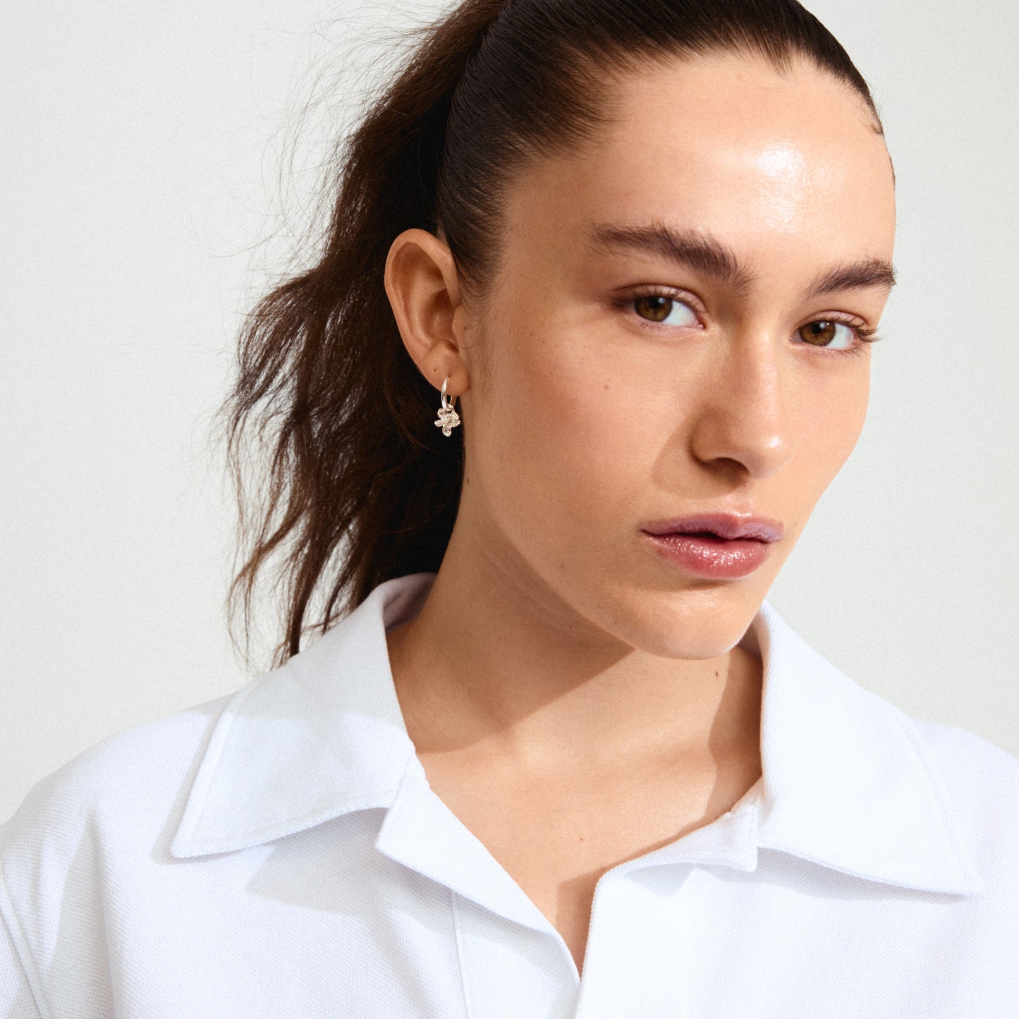 Pilgrim CHARMAINE hoop earrings silver-plated