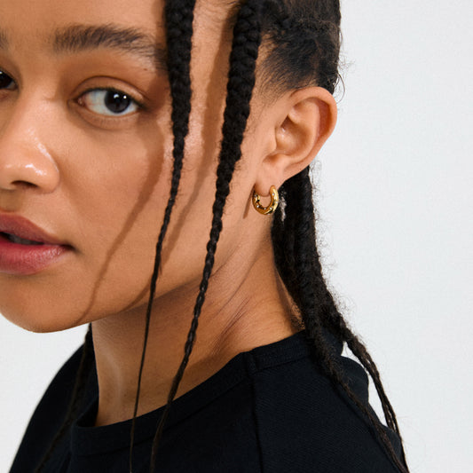 Pilgrim NEVAEH hoops gold-plated