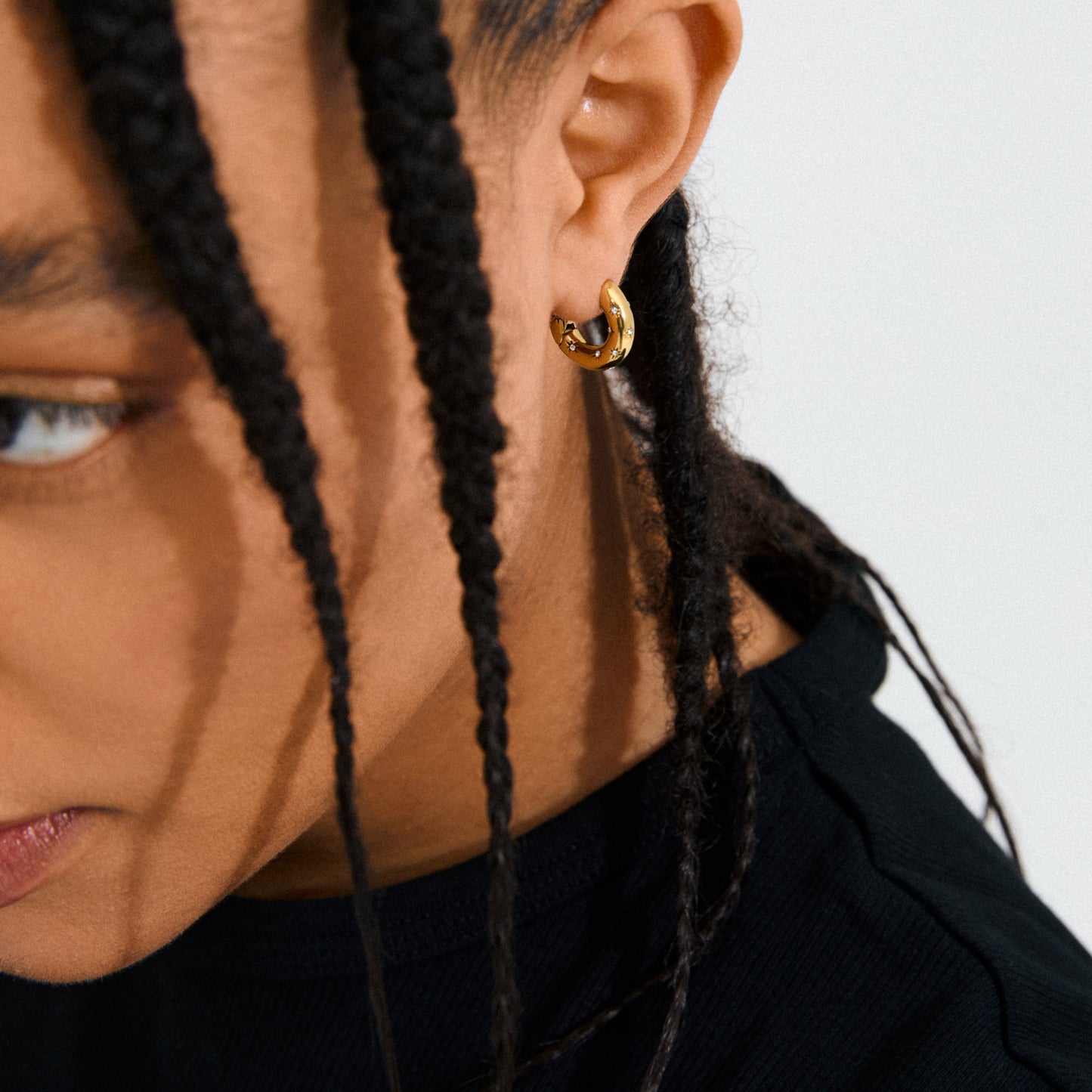 Pilgrim NEVAEH hoops gold-plated
