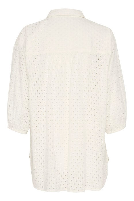 Kaffe Rumba Shirt in Chalk