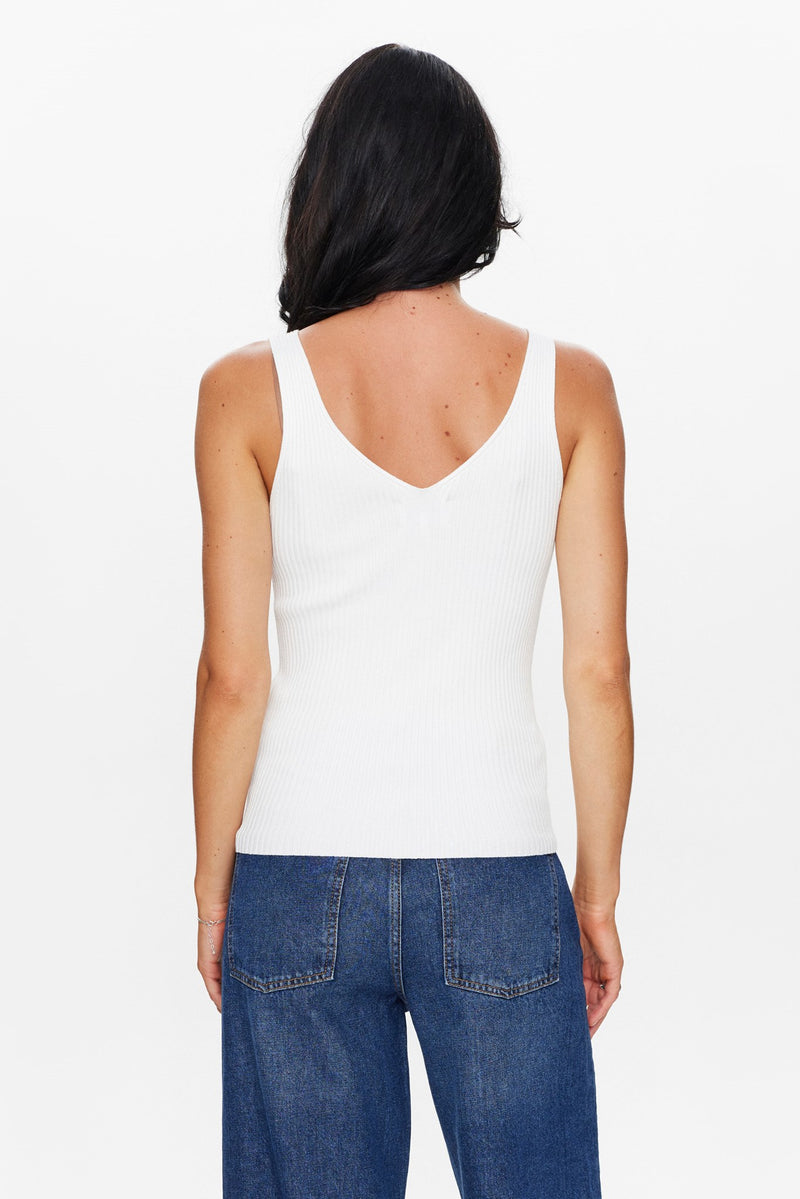 Numph Cerys Vest Top in Cloud Dancer