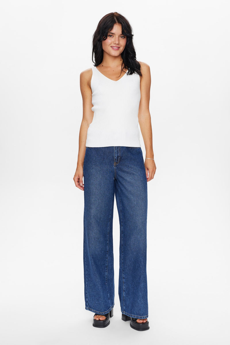 Numph Cerys Vest Top in Cloud Dancer