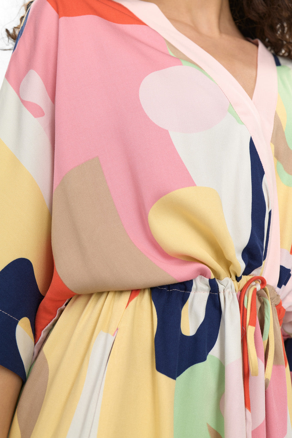 Numph Ulrika Dress in Flamingo Pink
