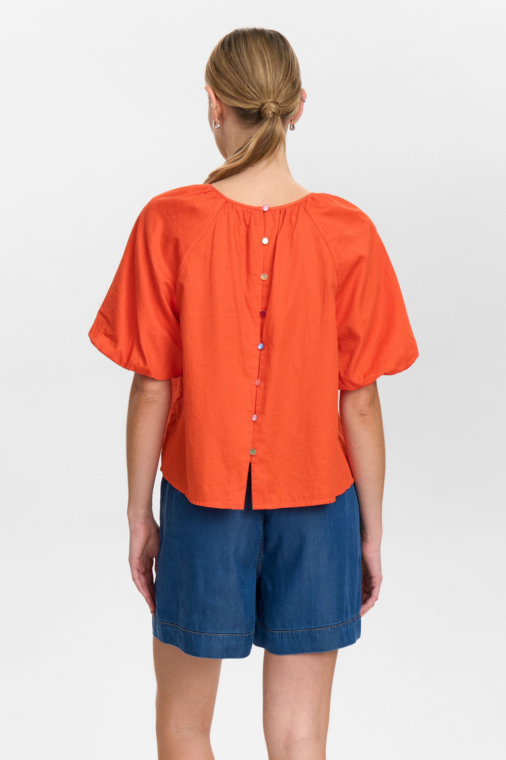 Numph Trine Blouse in Cherry Tomato
