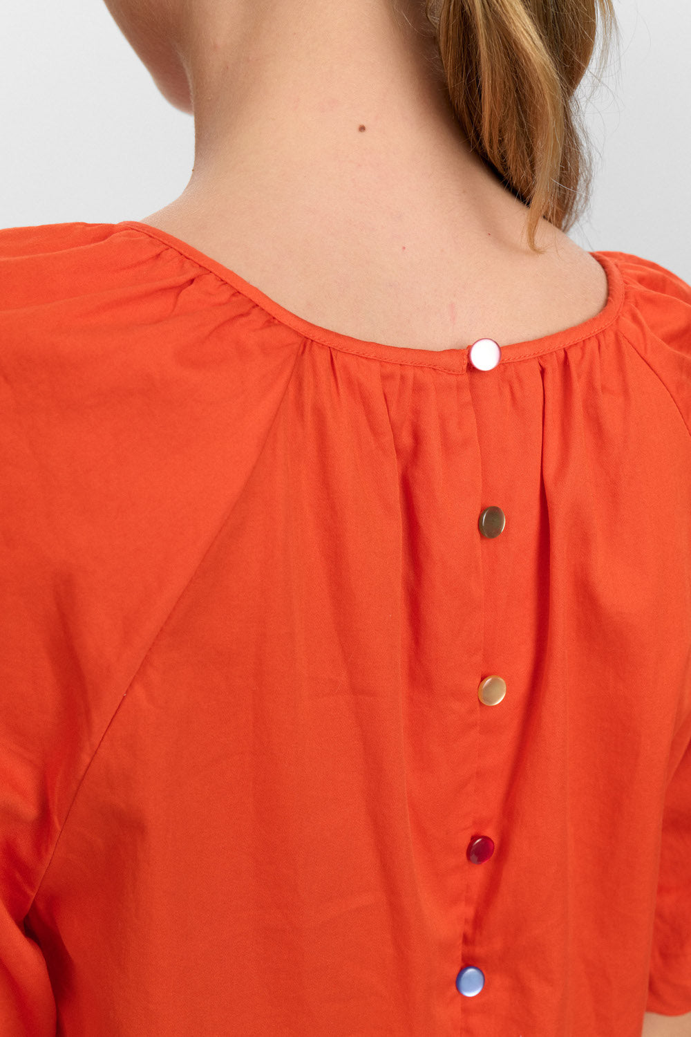 Numph Trine Blouse in Cherry Tomato