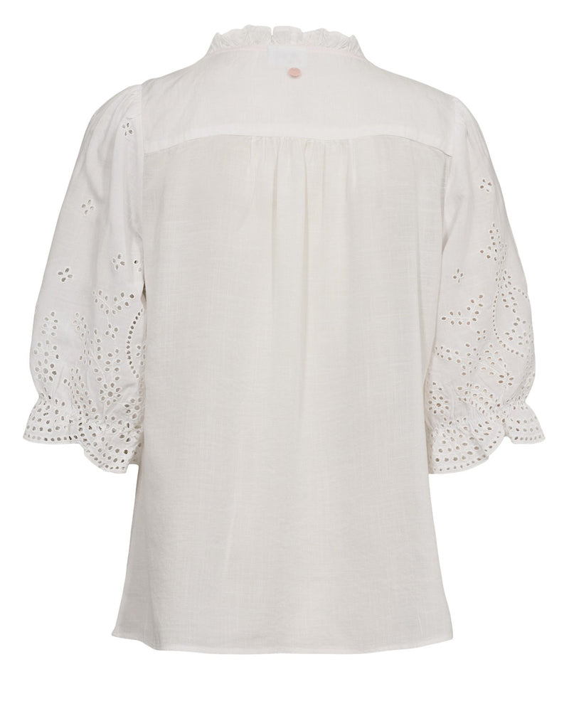 Numph Winie Shirt in Bright White