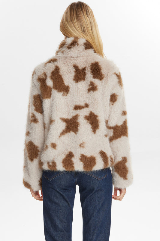 Numph Arizona Jacket in Black Coffee