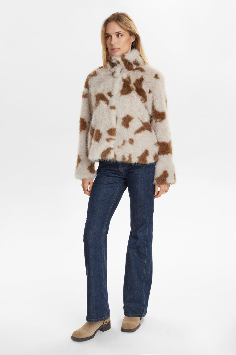 Numph Arizona Jacket in Black Coffee