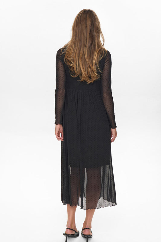 Numph Jinnie Dress in Caviar