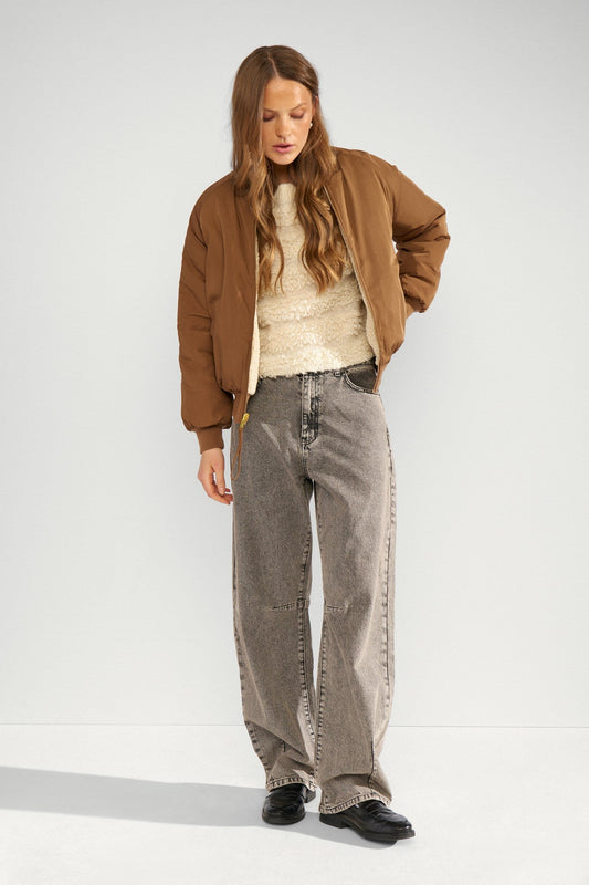 Numph Etera Reversable Jacket in Dachshund