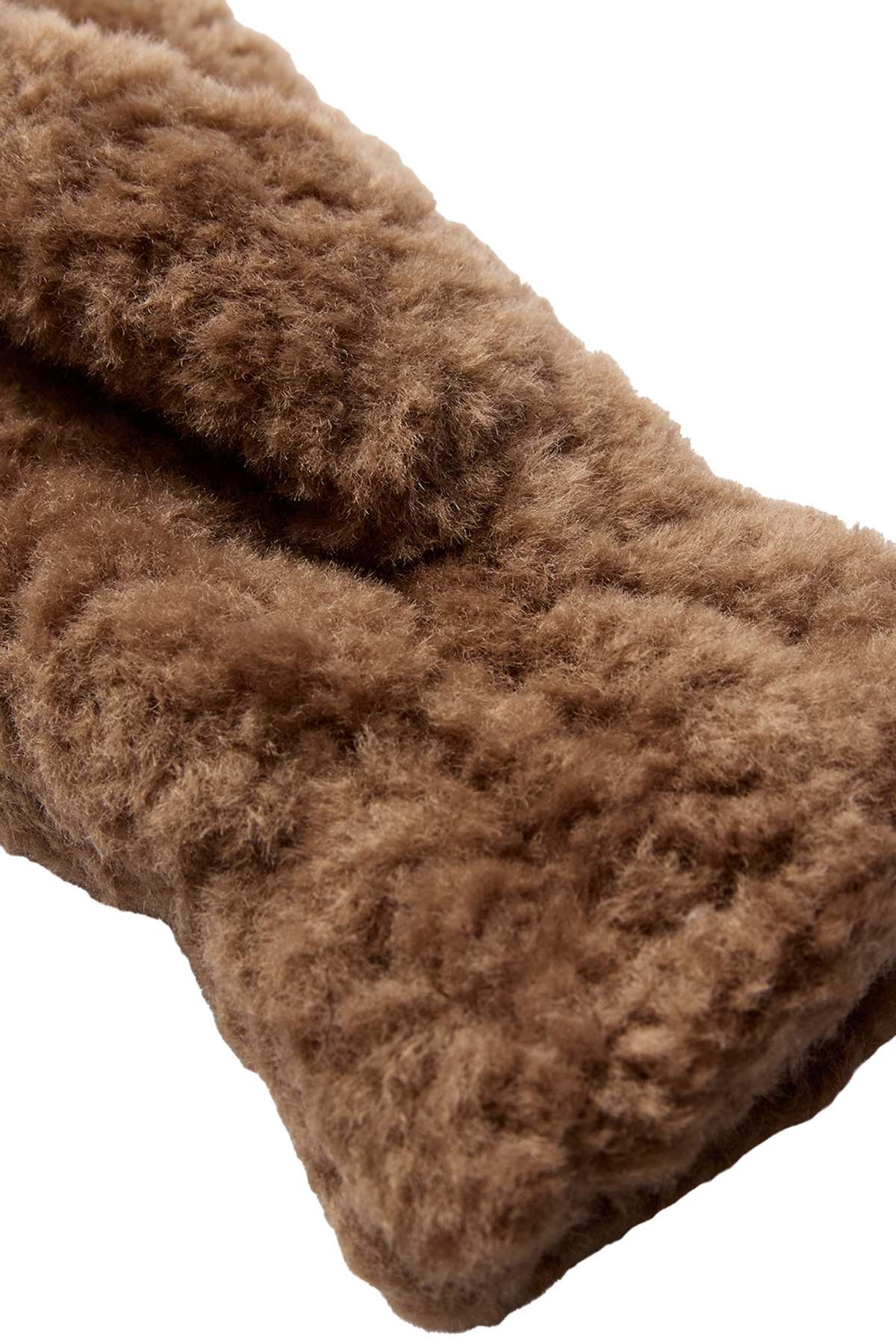 Numph Rixa Mittens in Taupe Gray