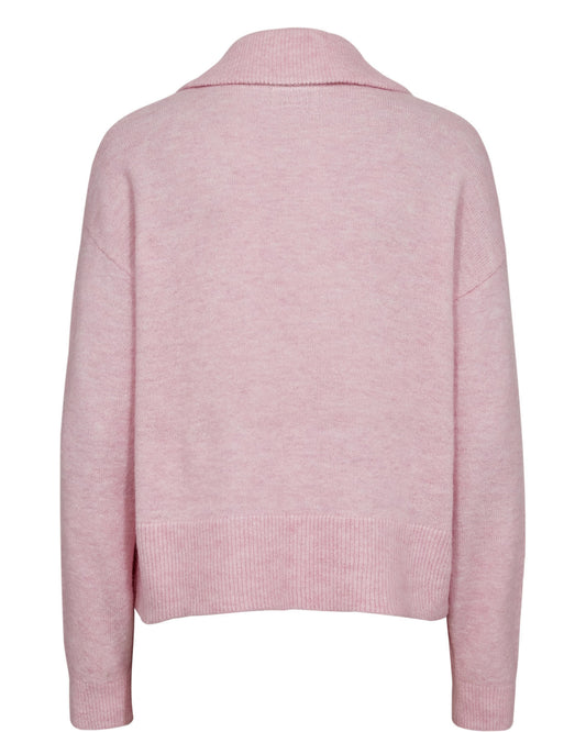 Numph Fuette Cardigan in Pink Lady